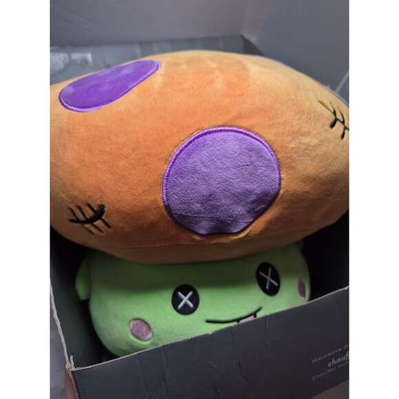 New Snuggle Buddy Frankenstein Mushroom Heat And Hug Heatable Halloween - Picture 3 of 7